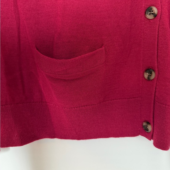 Halogen Fuchsia Button-Up Cardigan - Picture 4 of 6